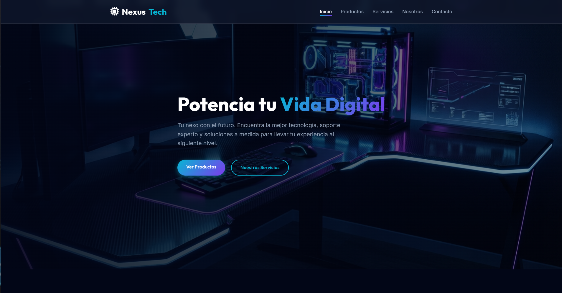 Web Corporativa Tienda Informática